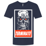 T-Shirts Midnight Navy / X-Small Terminate Men's Premium V-Neck