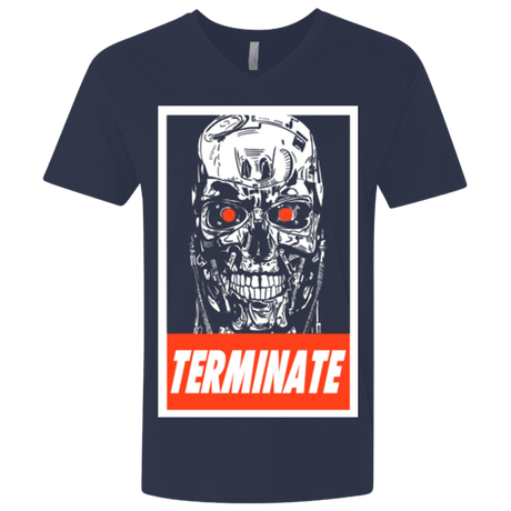 T-Shirts Midnight Navy / X-Small Terminate Men's Premium V-Neck