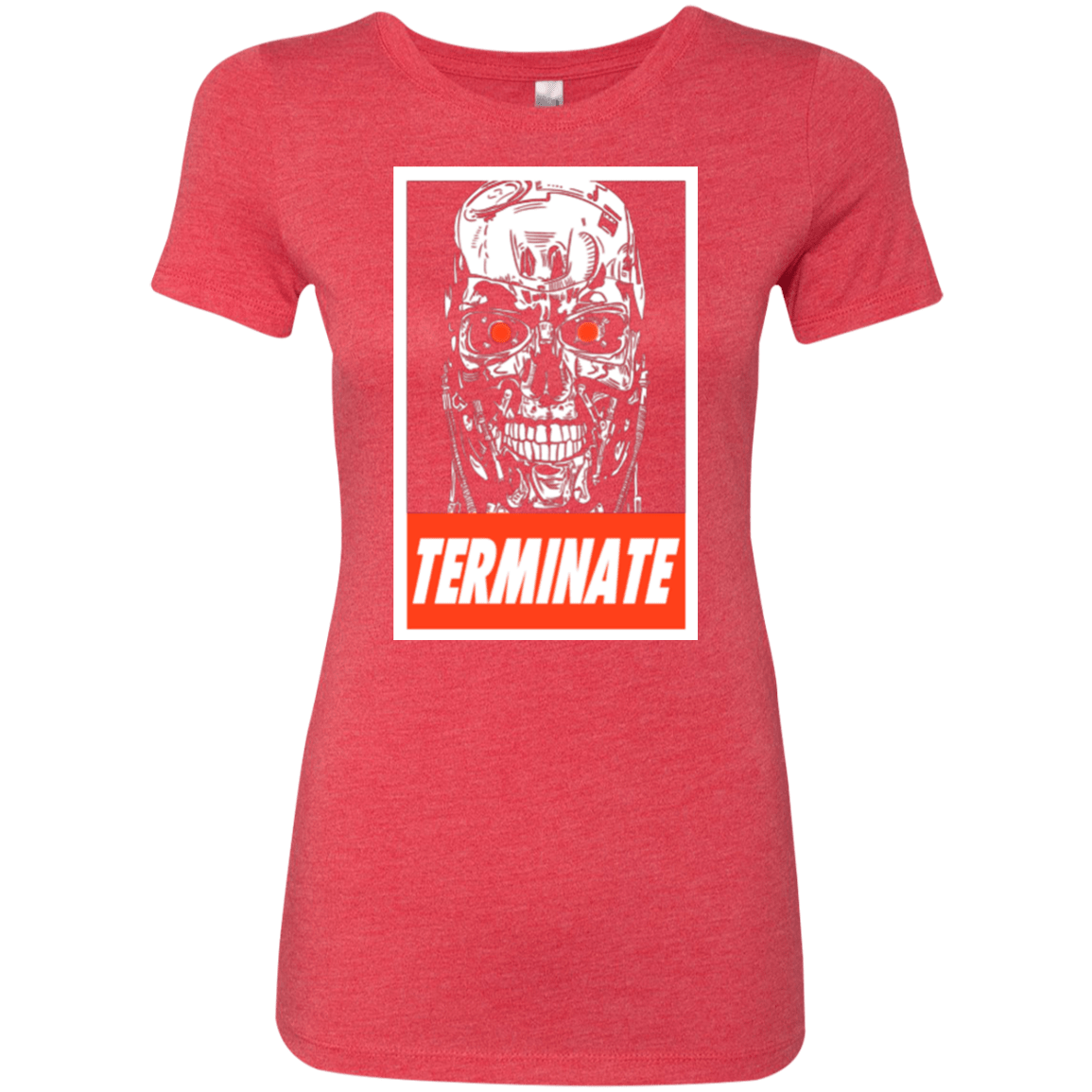 T-Shirts Vintage Red / Small Terminate Women's Triblend T-Shirt