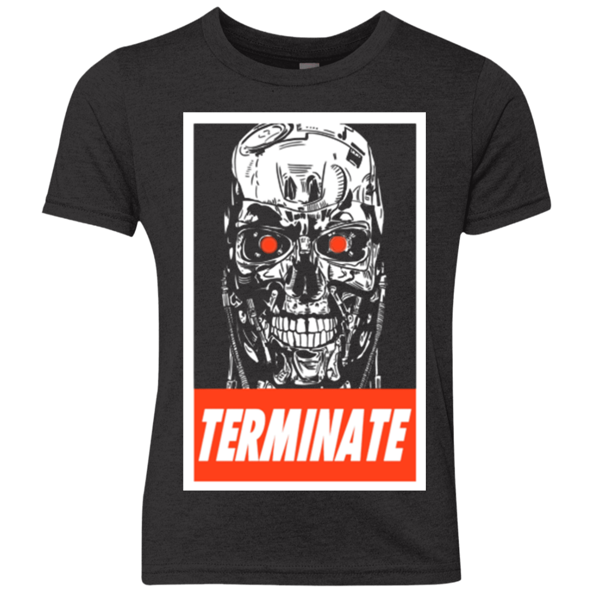T-Shirts Vintage Black / YXS Terminate Youth Triblend T-Shirt