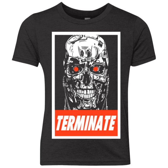 T-Shirts Vintage Black / YXS Terminate Youth Triblend T-Shirt