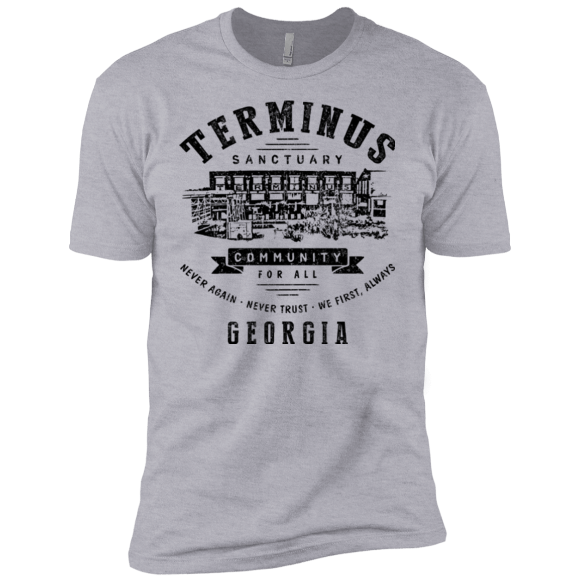 T-Shirts Heather Grey / YXS Terminus Sanctuary Community Boys Premium T-Shirt