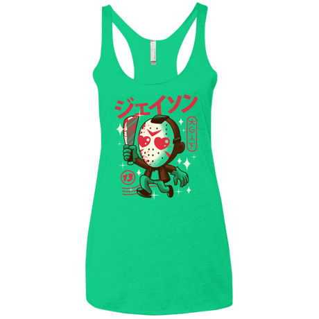 T-Shirts Envy / X-Small TGIF Kawaii Women's Triblend Racerback Tank