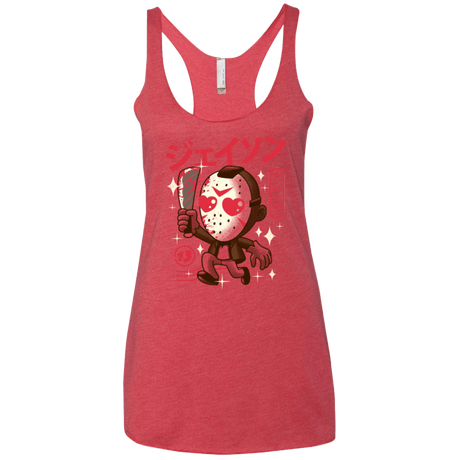 T-Shirts Vintage Red / X-Small TGIF Kawaii Women's Triblend Racerback Tank