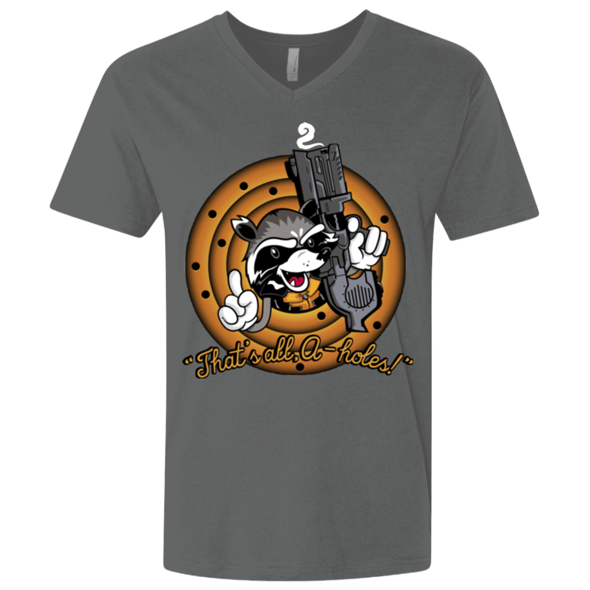 T-Shirts Heavy Metal / X-Small Thats All A-Holes Men's Premium V-Neck