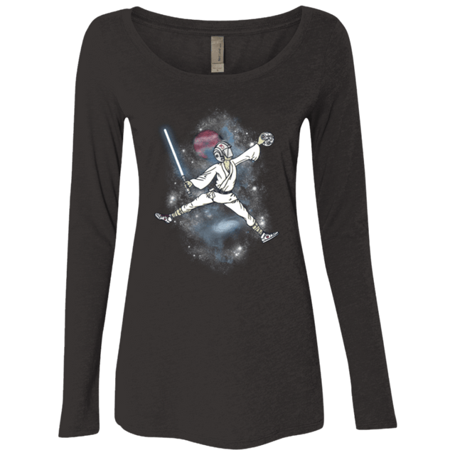 T-Shirts Vintage Black / Small The (Air) Force NAVY Women's Triblend Long Sleeve Shirt