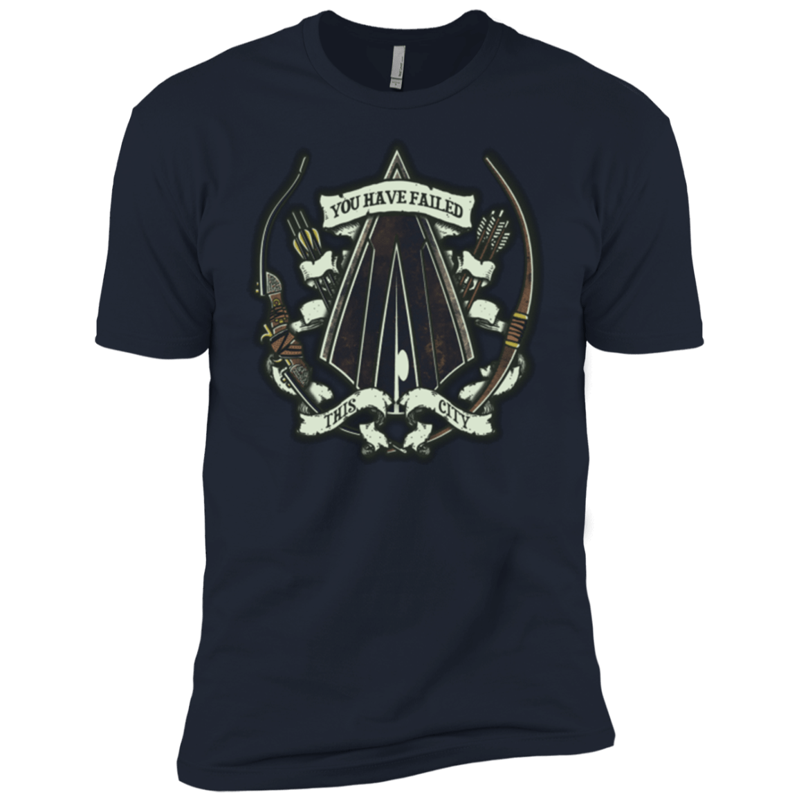 T-Shirts Midnight Navy / YXS The Arrow Crest Boys Premium T-Shirt