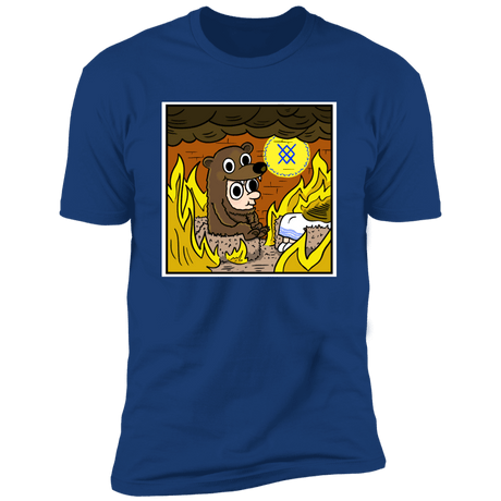 T-Shirts Royal / S The Bear is Fine Men's Premium T-Shirt