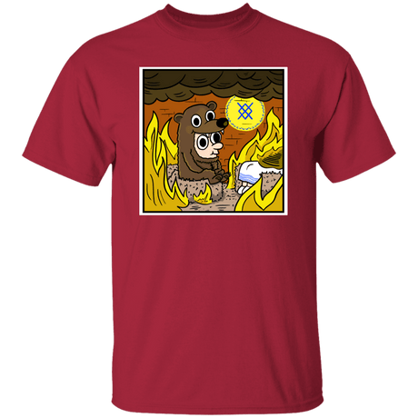 T-Shirts Cardinal / S The Bear is Fine T-Shirt