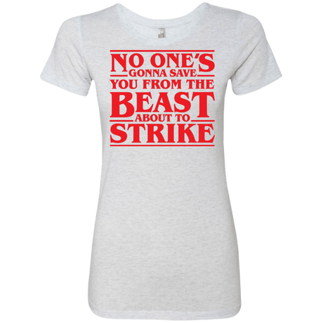 T-Shirts Heather White / Small The Beast Women's Triblend T-Shirt