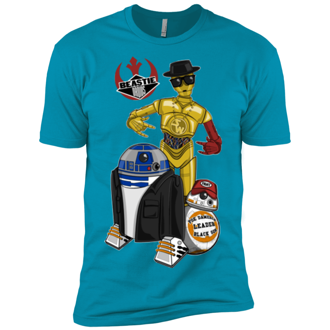 T-Shirts Turquoise / X-Small The Beastie Droids Men's Premium T-Shirt