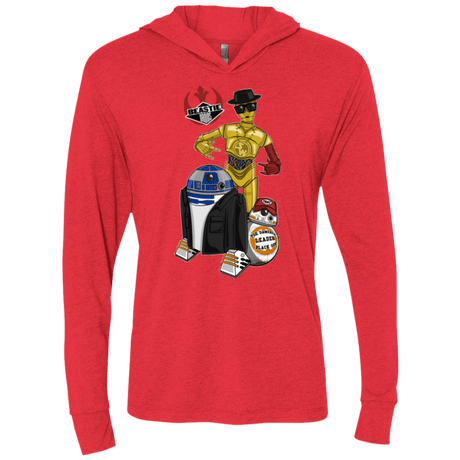 T-Shirts Vintage Red / X-Small The Beastie Droids Triblend Long Sleeve Hoodie Tee