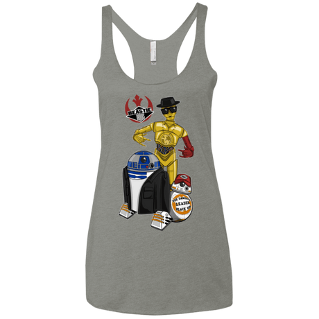 T-Shirts Venetian Grey / X-Small The Beastie Droids Women's Triblend Racerback Tank
