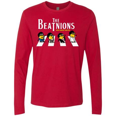 T-Shirts Red / Small The Beatnions Men's Premium Long Sleeve