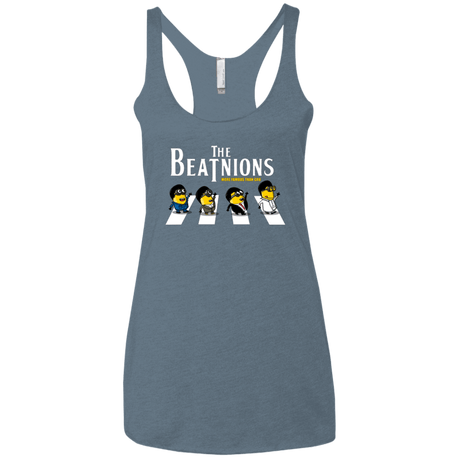 T-Shirts Indigo / X-Small The Beatnions Women's Triblend Racerback Tank
