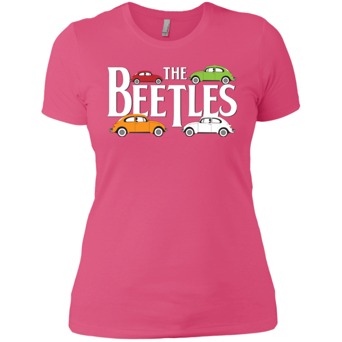 T-Shirts Hot Pink / X-Small The Beetles Women's Premium T-Shirt