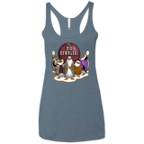 T-Shirts Indigo / X-Small The Big Kowalski Women's Triblend Racerback Tank