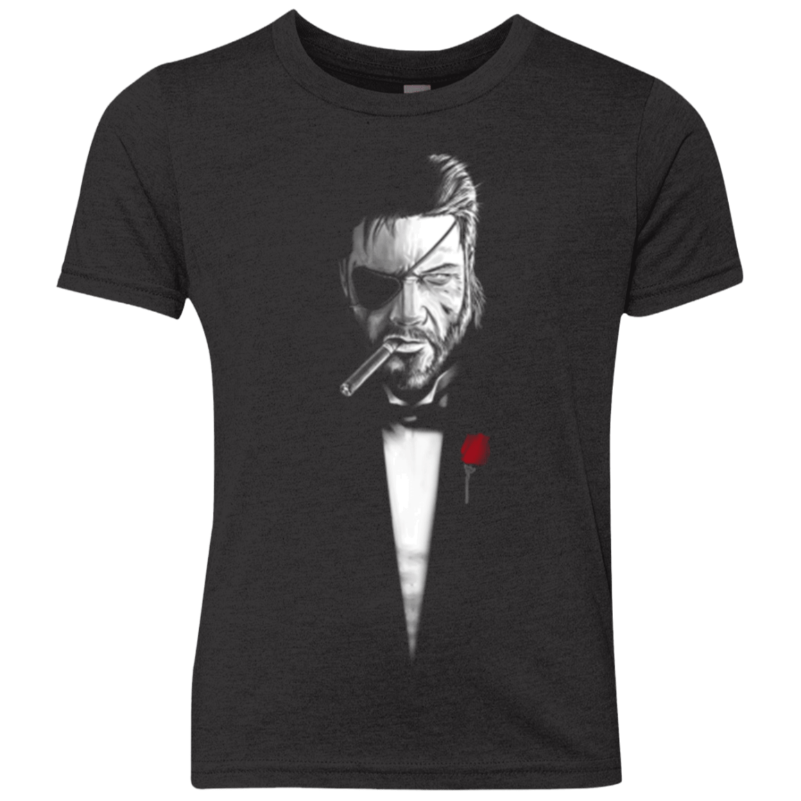 T-Shirts Vintage Black / YXS The Boss father Youth Triblend T-Shirt