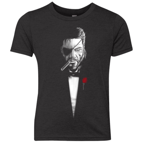 T-Shirts Vintage Black / YXS The Boss father Youth Triblend T-Shirt