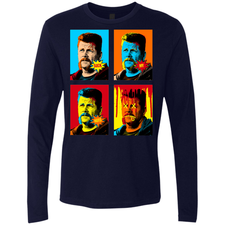 T-Shirts Midnight Navy / Small The Champ Pop Men's Premium Long Sleeve