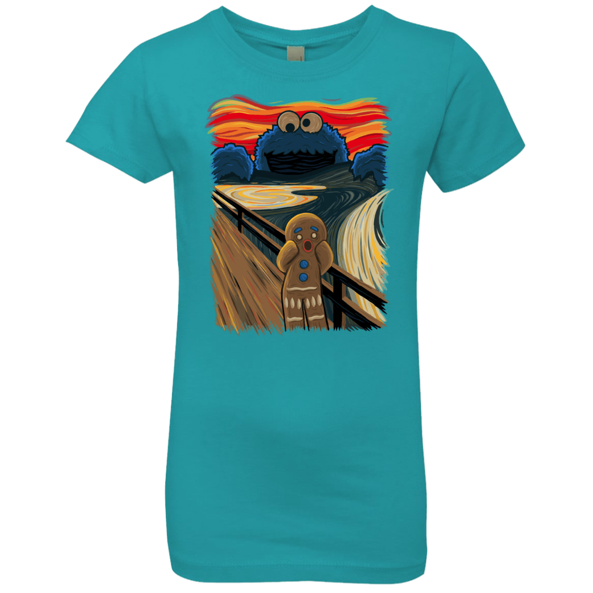 T-Shirts Tahiti Blue / YXS The Cookie Muncher Girls Premium T-Shirt