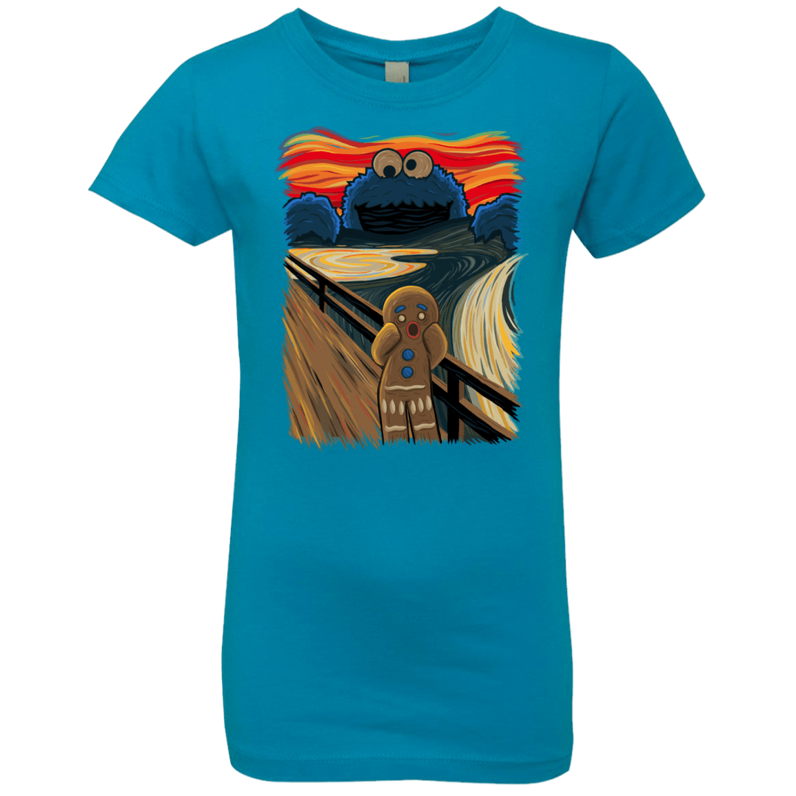 T-Shirts Turquoise / YXS The Cookie Muncher Girls Premium T-Shirt