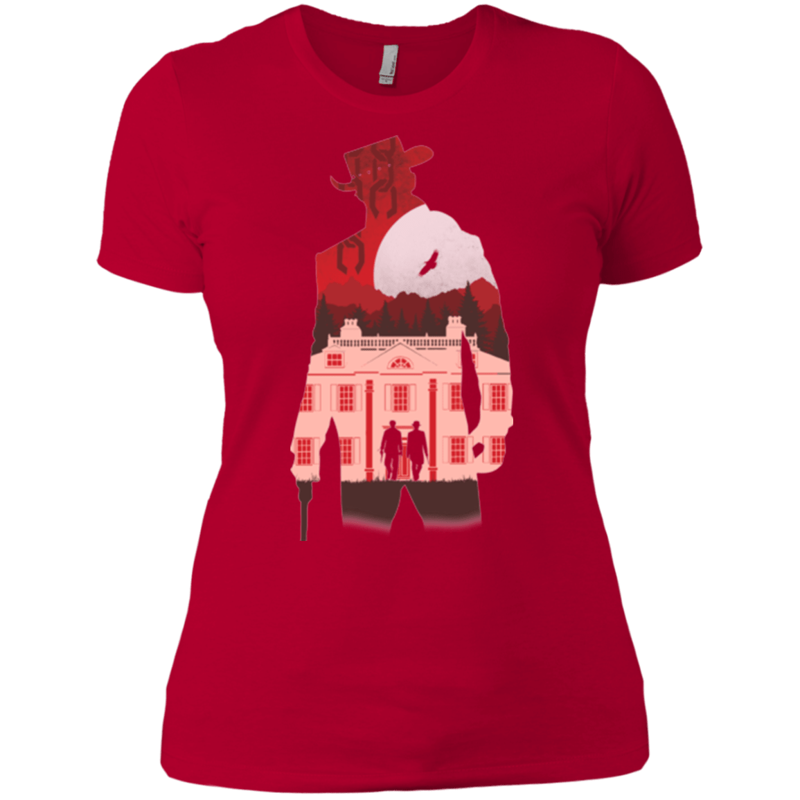 T-Shirts Red / X-Small The D is Silent Women's Premium T-Shirt