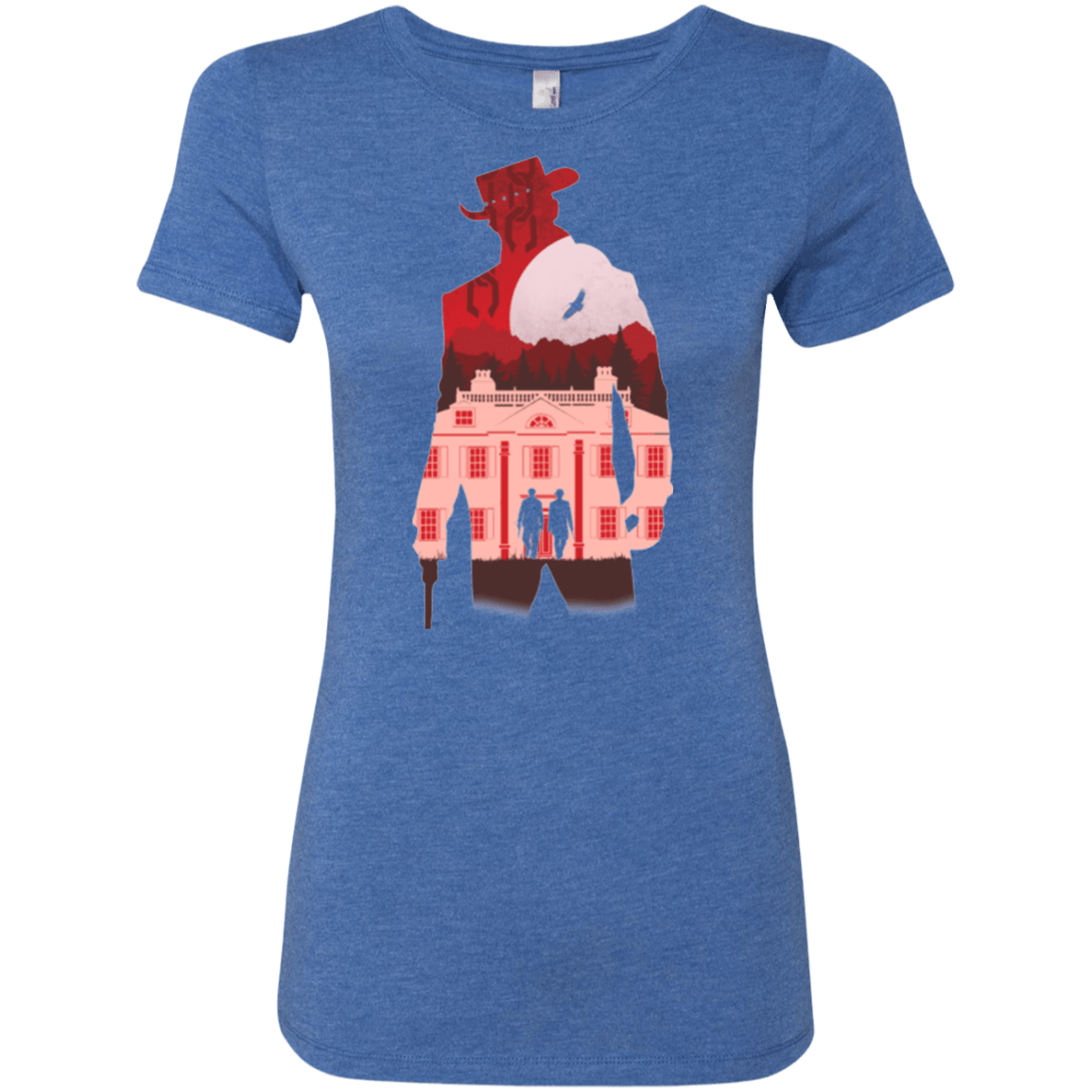 T-Shirts Vintage Royal / Small The D is Silent Women's Triblend T-Shirt