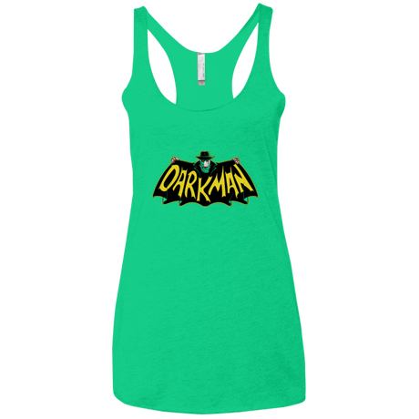 T-Shirts Envy / X-Small The Dark Man Women's Triblend Racerback Tank