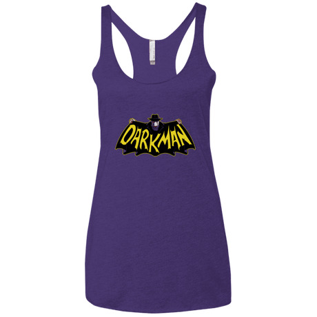 T-Shirts Purple / X-Small The Dark Man Women's Triblend Racerback Tank