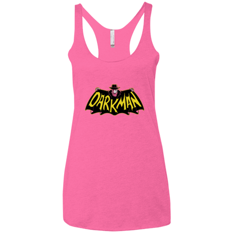 T-Shirts Vintage Pink / X-Small The Dark Man Women's Triblend Racerback Tank
