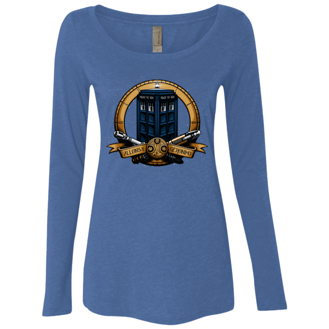 T-Shirts Vintage Royal / Small The Day of the Doctor Women's Triblend Long Sleeve Shirt