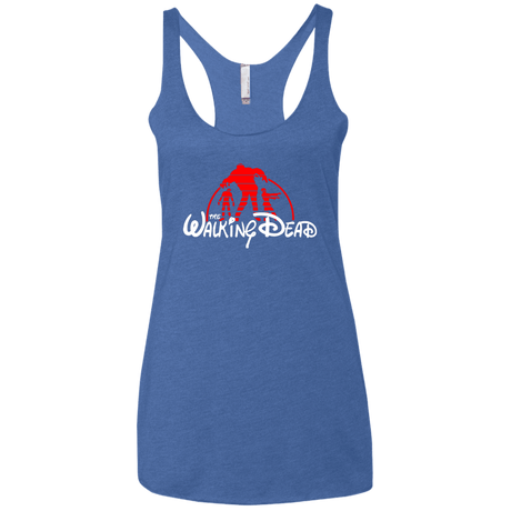 T-Shirts Vintage Royal / X-Small The Dead Women's Triblend Racerback Tank