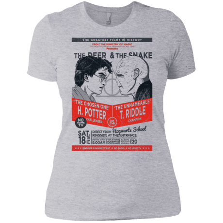 T-Shirts Heather Grey / X-Small The Deer vs The Snake Women's Premium T-Shirt