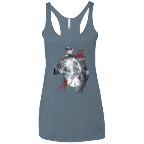 T-Shirts Indigo / X-Small The Fist Women's Triblend Racerback Tank