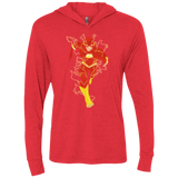 T-Shirts Vintage Red / X-Small The Flash Triblend Long Sleeve Hoodie Tee
