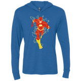 T-Shirts Vintage Royal / X-Small The Flash Triblend Long Sleeve Hoodie Tee