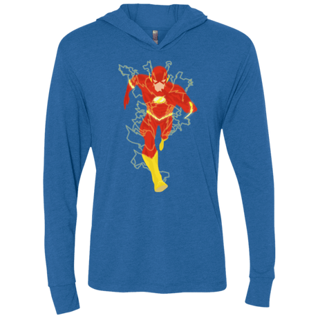 T-Shirts Vintage Royal / X-Small The Flash Triblend Long Sleeve Hoodie Tee