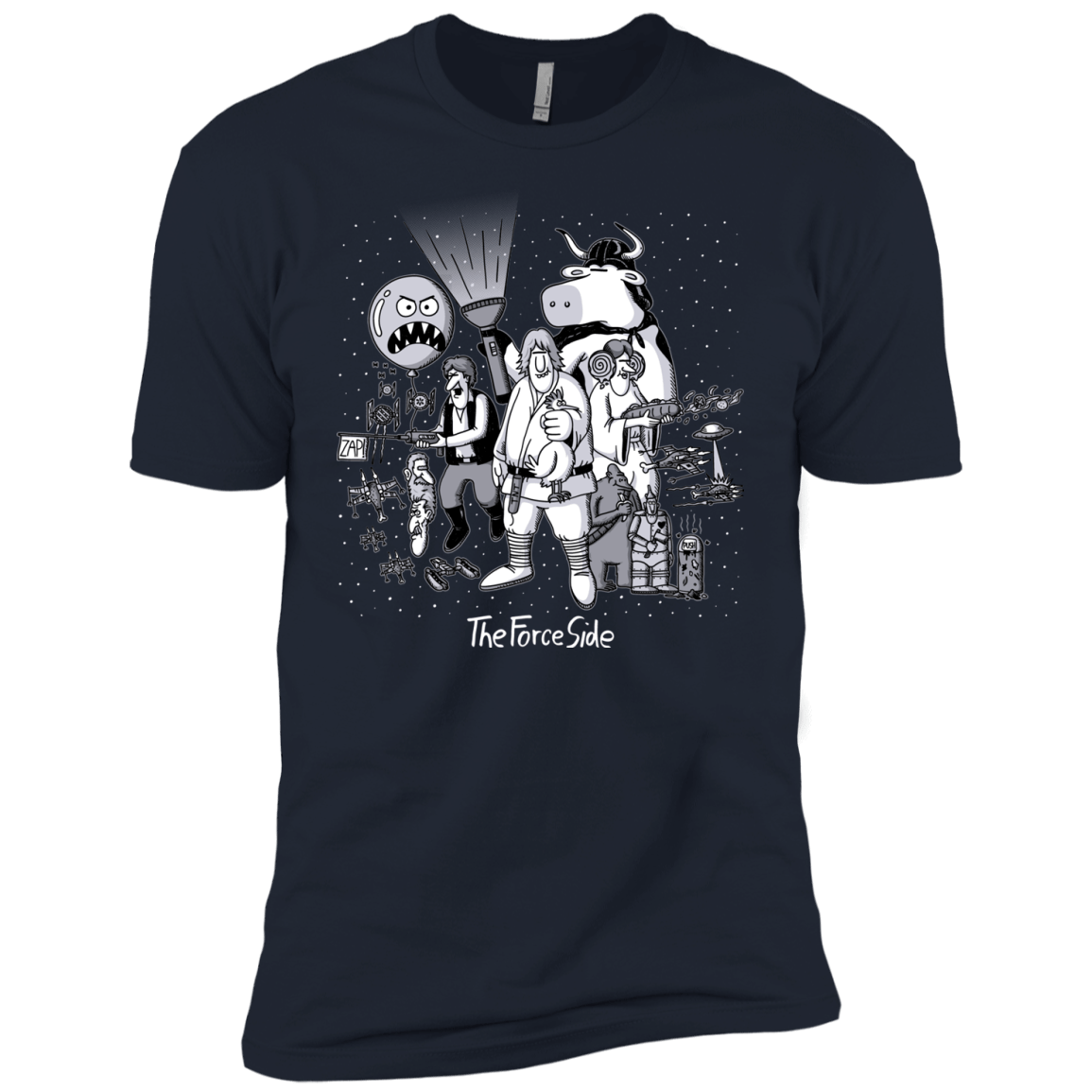 T-Shirts Midnight Navy / YXS The Force Side Boys Premium T-Shirt
