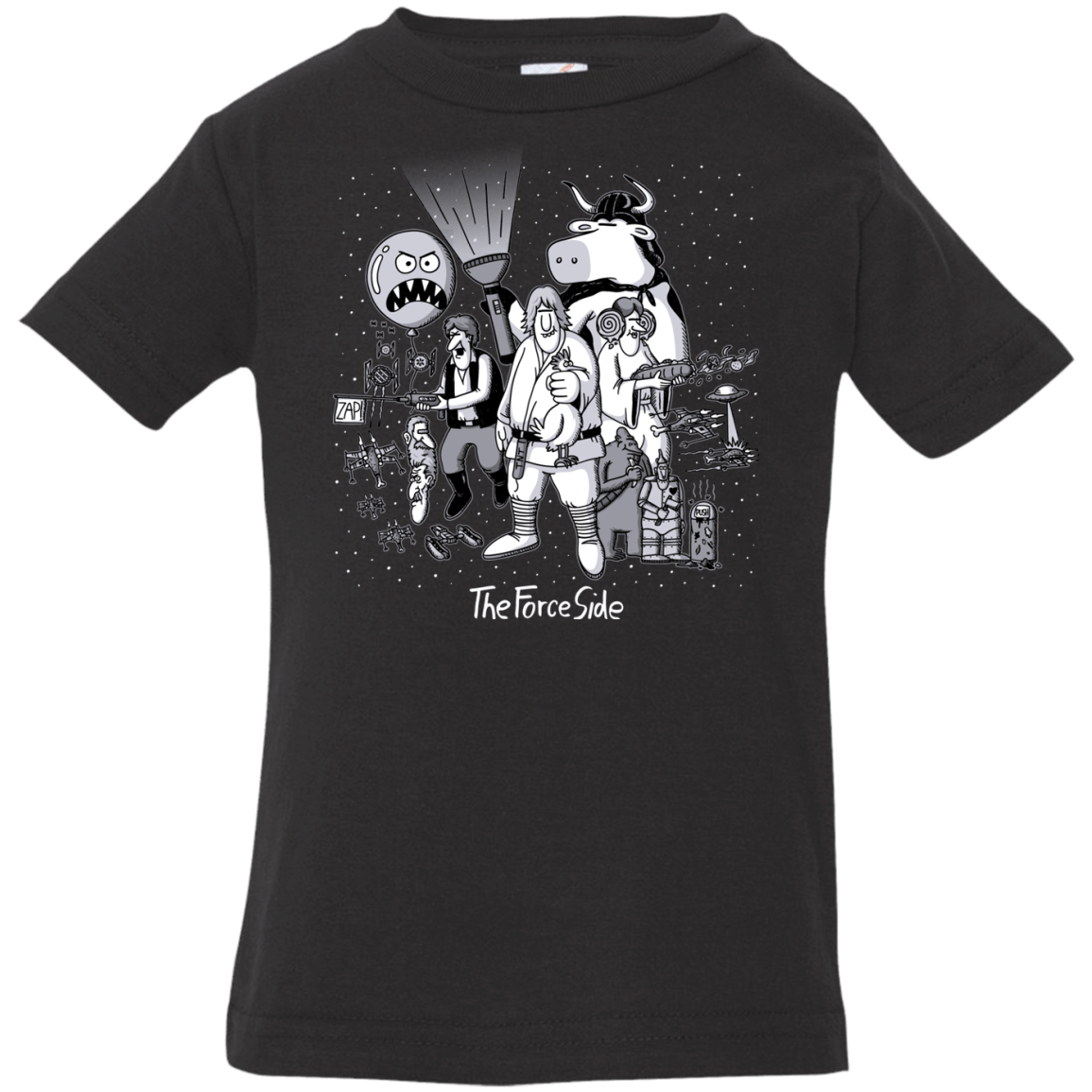 T-Shirts Black / 6 Months The Force Side Infant Premium T-Shirt