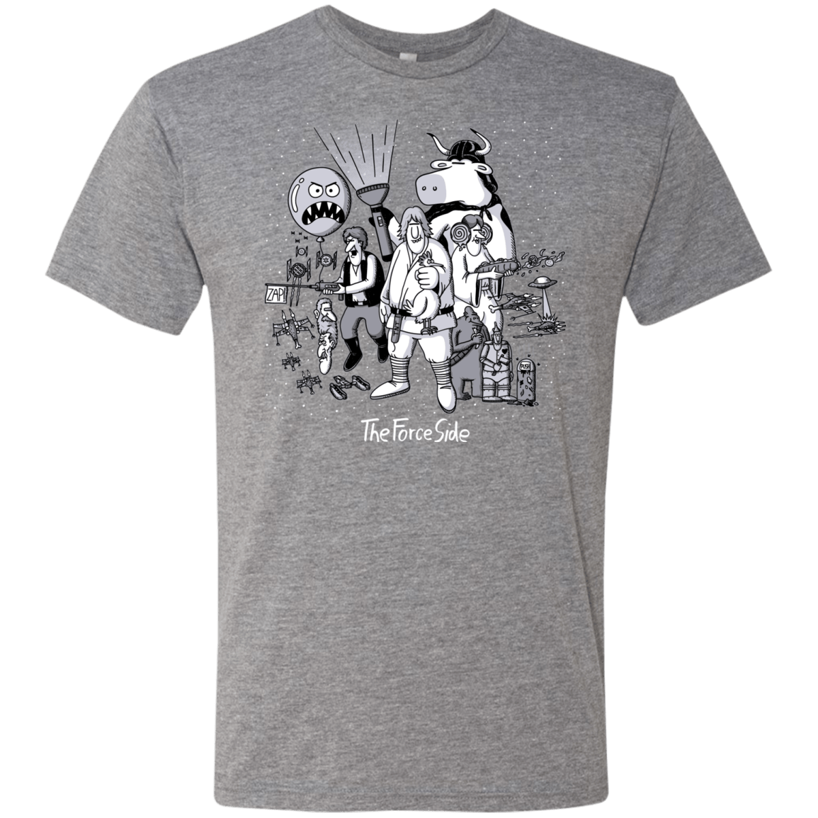 T-Shirts Premium Heather / Small The Force Side Men's Triblend T-Shirt