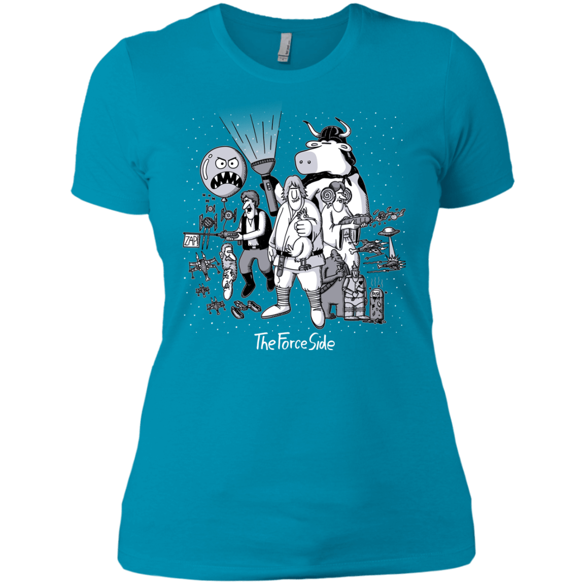 T-Shirts Turquoise / X-Small The Force Side Women's Premium T-Shirt