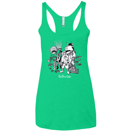 T-Shirts Envy / X-Small The Force Side Women's Triblend Racerback Tank