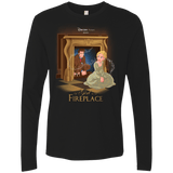 T-Shirts Black / Small The Girl In The Fireplace Men's Premium Long Sleeve
