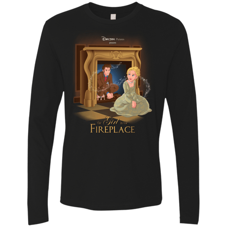 T-Shirts Black / Small The Girl In The Fireplace Men's Premium Long Sleeve
