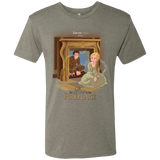 T-Shirts Venetian Grey / Small The Girl In The Fireplace Men's Triblend T-Shirt