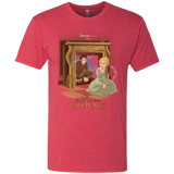 T-Shirts Vintage Red / Small The Girl In The Fireplace Men's Triblend T-Shirt