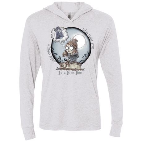T-Shirts Heather White / X-Small The Girl Who Waited Triblend Long Sleeve Hoodie Tee