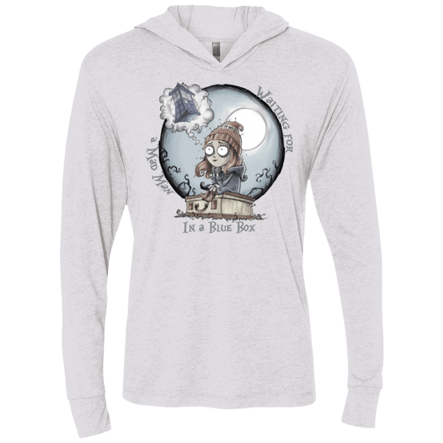 T-Shirts Heather White / X-Small The Girl Who Waited Triblend Long Sleeve Hoodie Tee