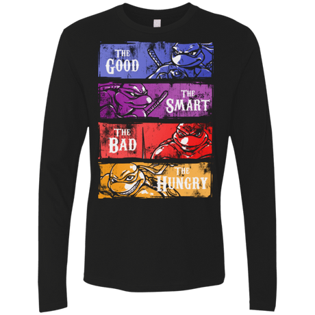 T-Shirts Black / Small The Good, Bad, Smart and Hungry Men's Premium Long Sleeve